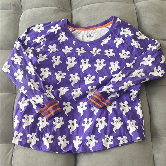 “Disney- Ghost Mickey Mouse Long Sleeve Top size medium” - Picture 1 of 6